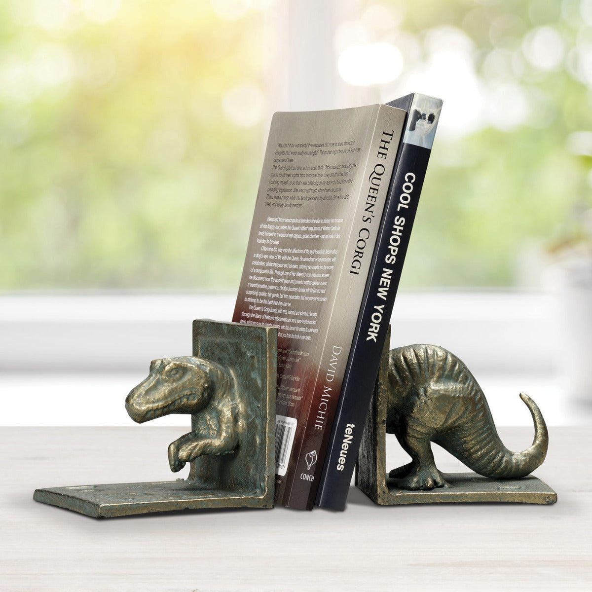 Dinosaur Bookends