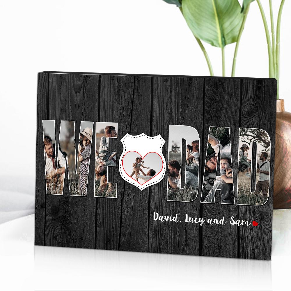 Custom Home Wall Decor Father's Day Canvas Gift For Father from My Dearest Dad Canvas Gift for Father's Day