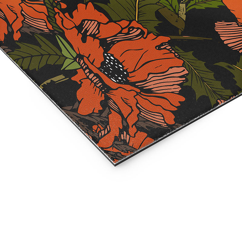 Autumn Poppies Welcome Mat (DS) DD