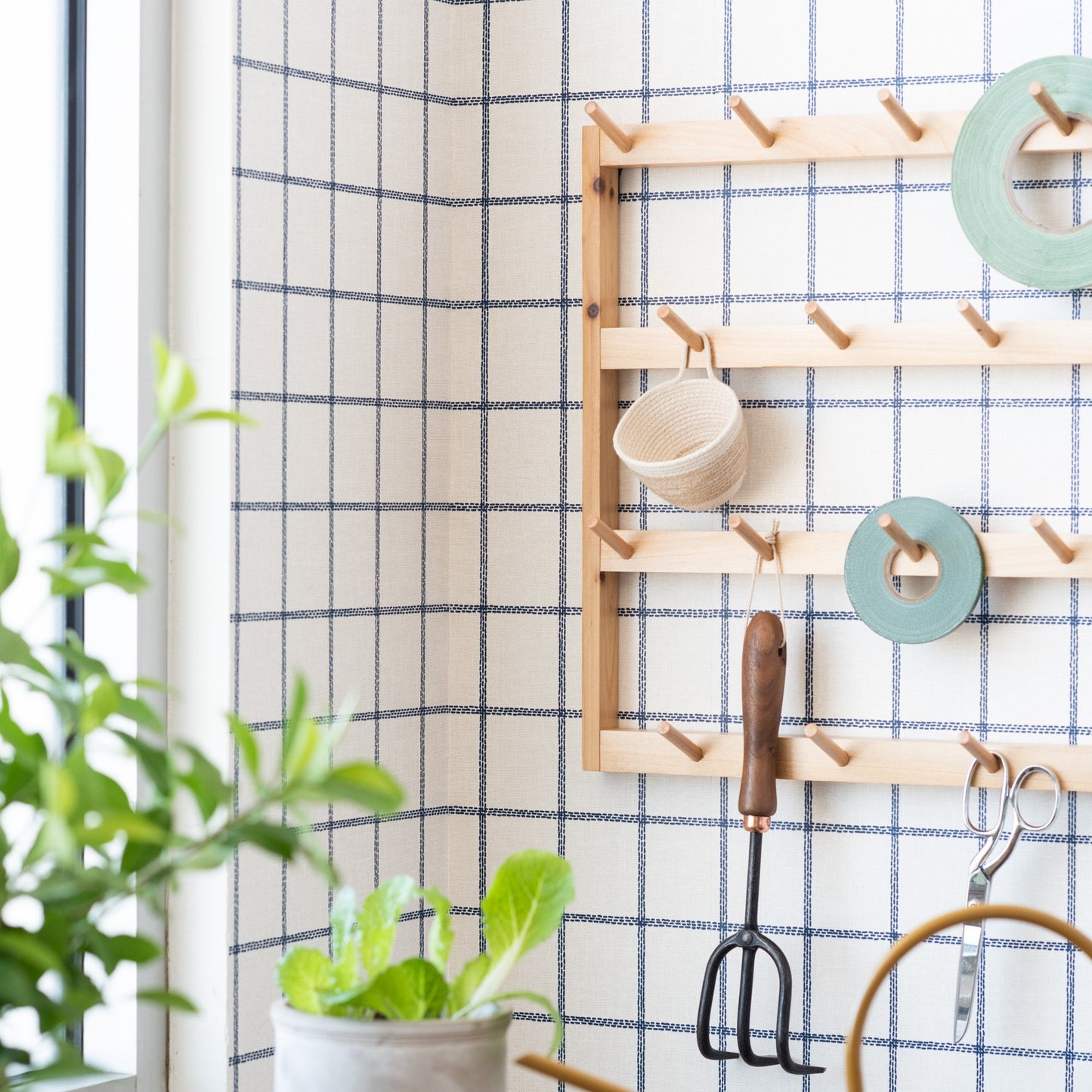 Wooden Mug Rack
