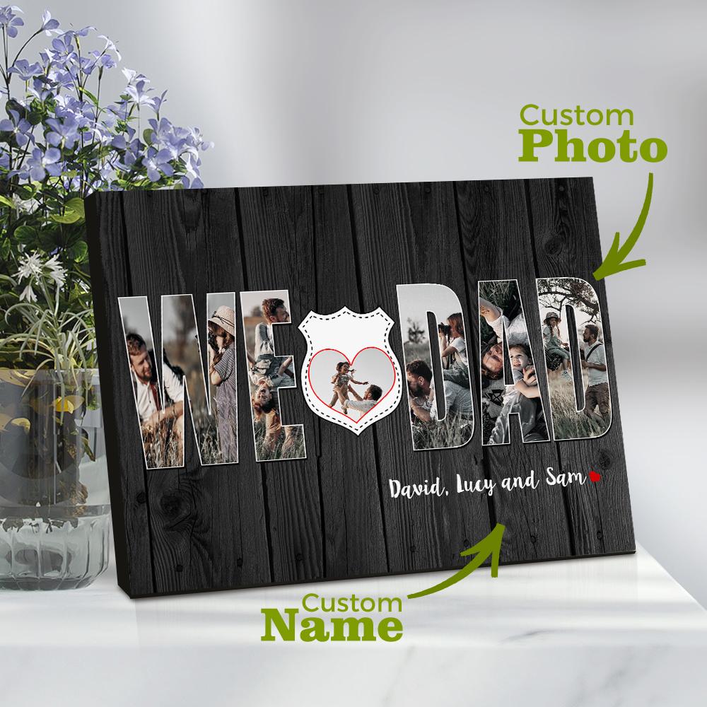 Custom Home Wall Decor Father's Day Canvas Gift For Father from My Dearest Dad Canvas Gift for Father's Day