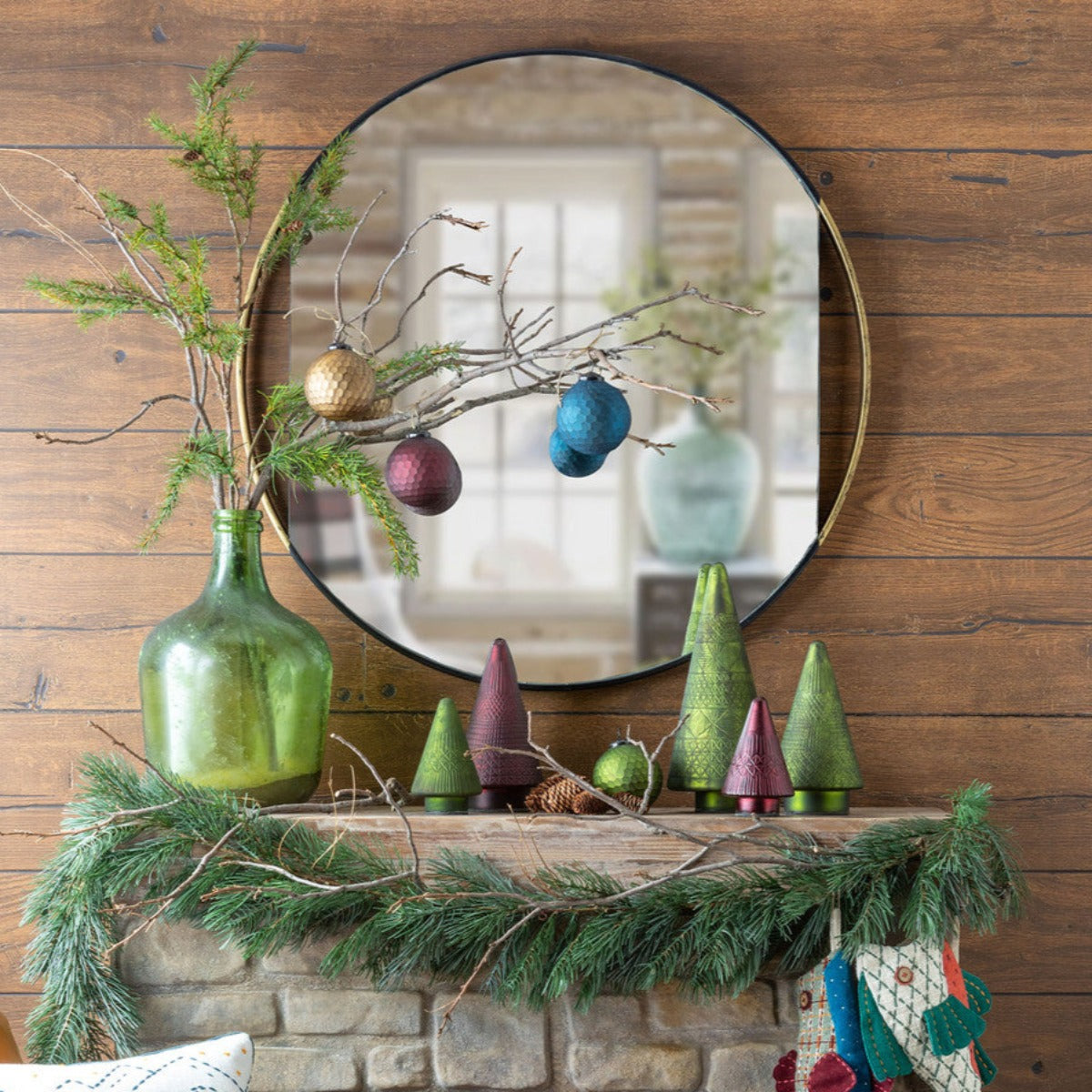 Antique Green Cellar Bottles (3-Sizes)