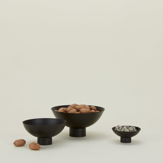 Essential Footed Bowl - Black