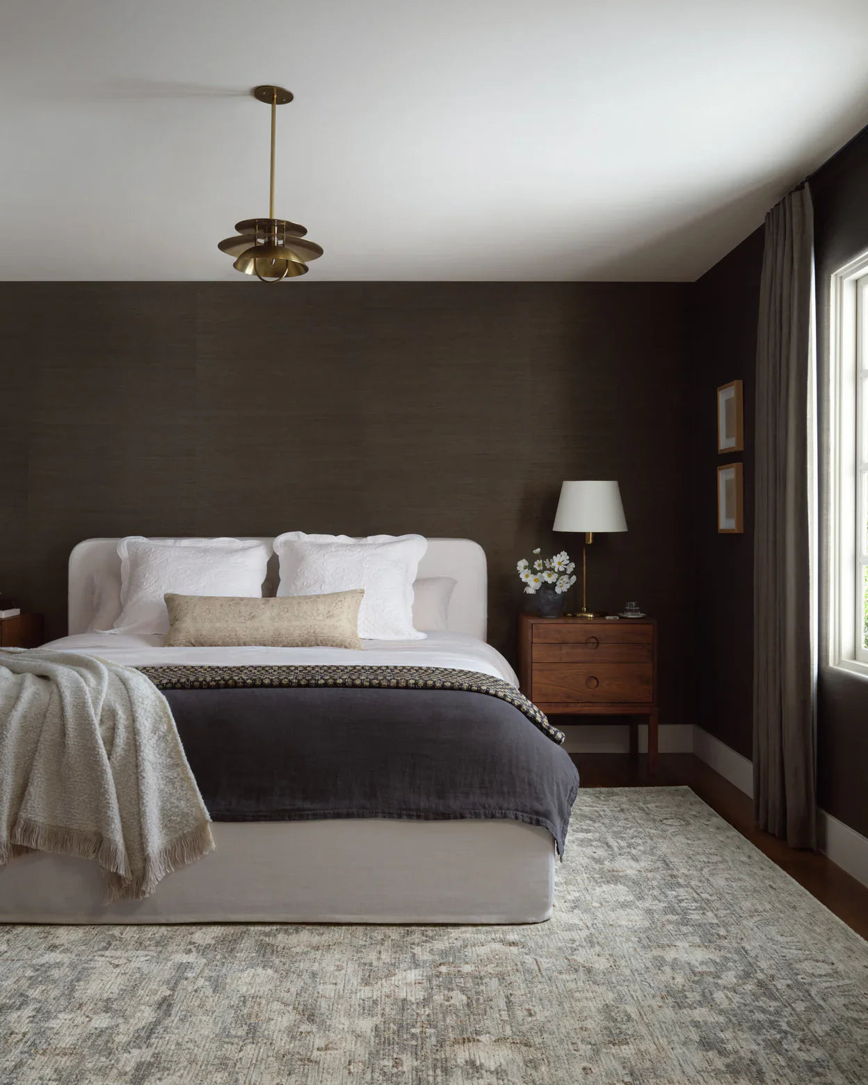 Amber Lewis Honora 02 Slate/Beige Rug