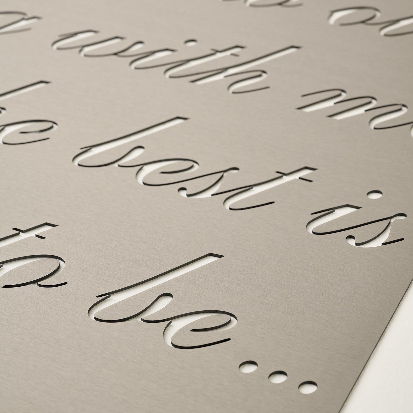 Grow Old Together Sign