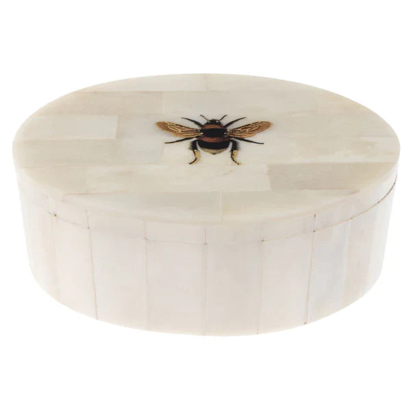 Oval Bone Bee Box