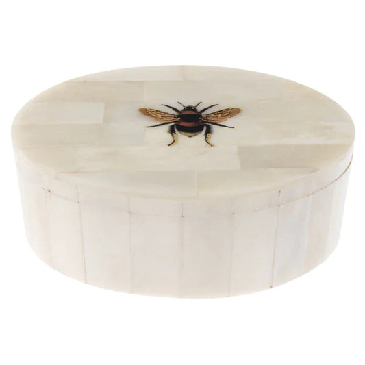 Oval Bone Bee Box