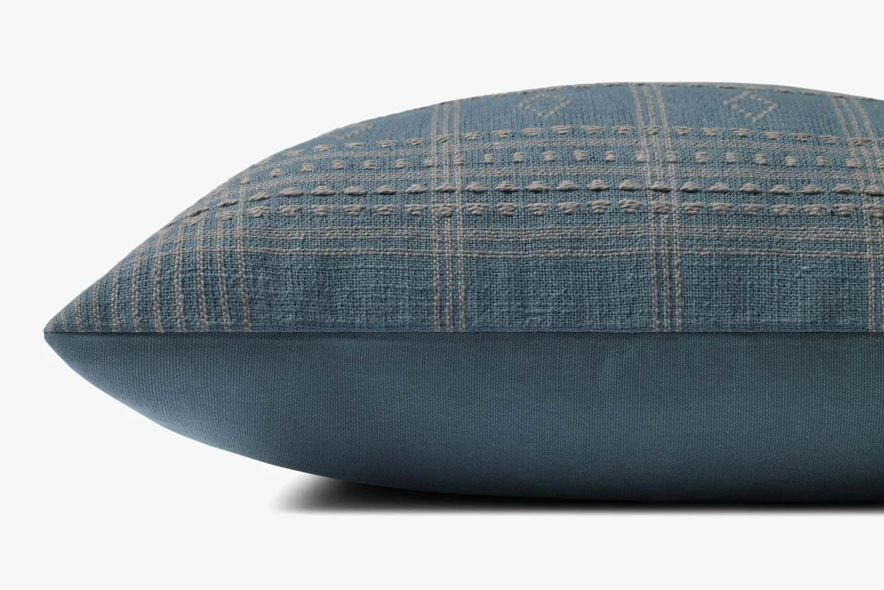 Angela Rose Lina PAR0016 Blue/Slate Pillow