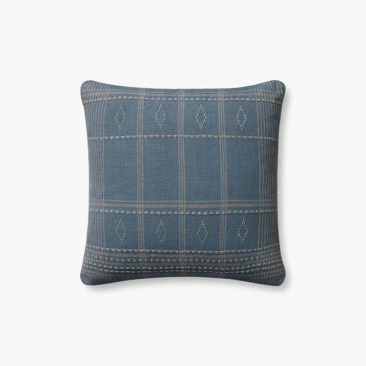 Angela Rose Lina PAR0016 Blue/Slate Pillow