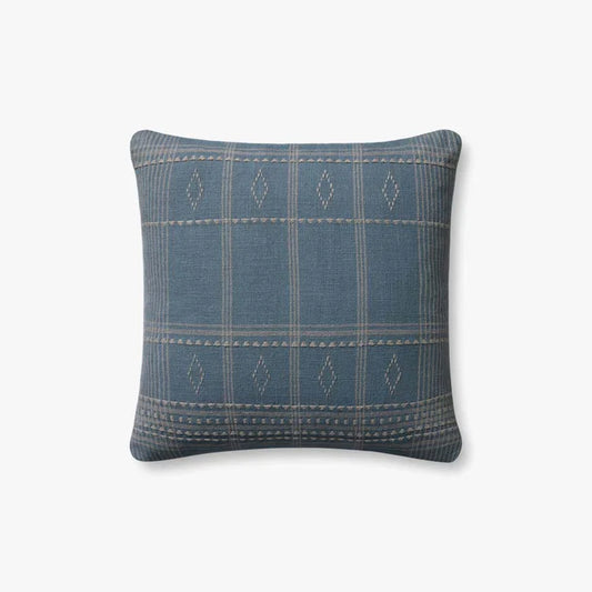 Angela Rose Lina PAR0016 Blue/Slate Pillow