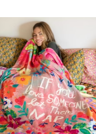 Cozy Throw Blanket - Let Them Nap 50" X 60"