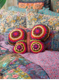 Crochet Pillow - Butterfly