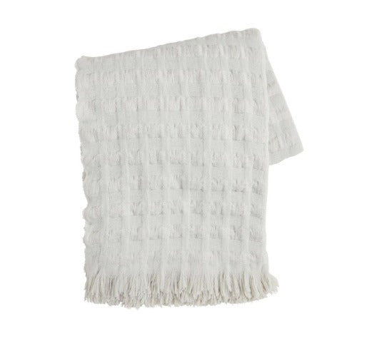 Woven Waffle Throw Blanket
