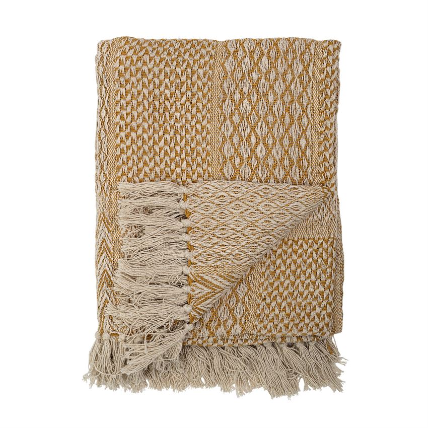 Mustard Comfy Eco-friendly Throw