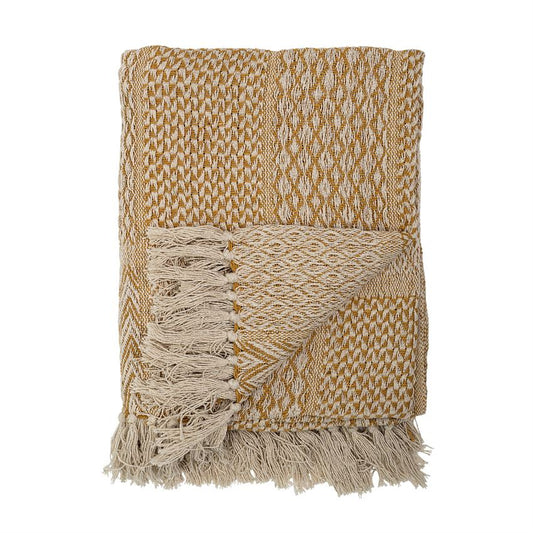 Mustard Comfy Eco-friendly Throw