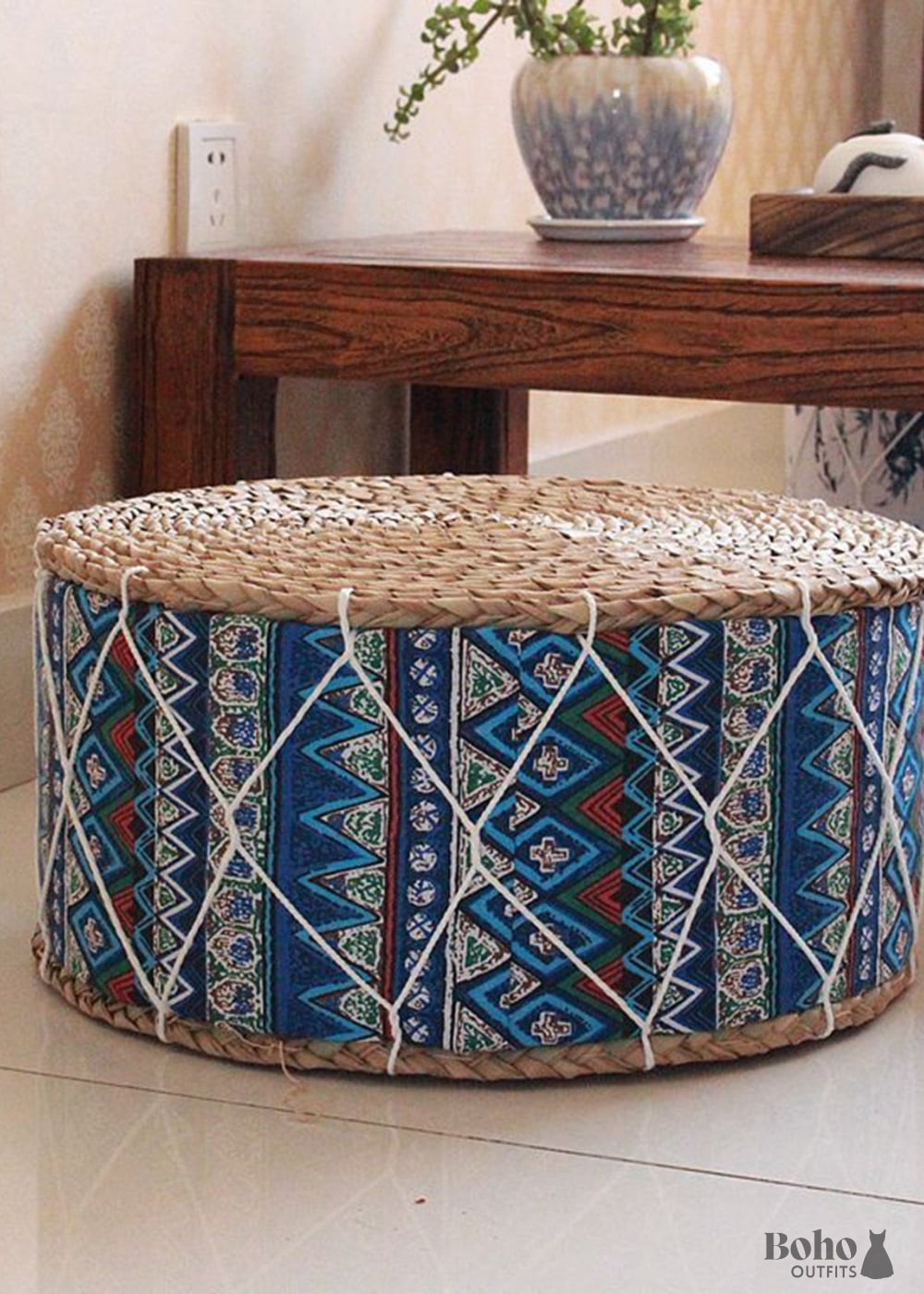 Boho Chic Ottoman - 30x20cm - Decor