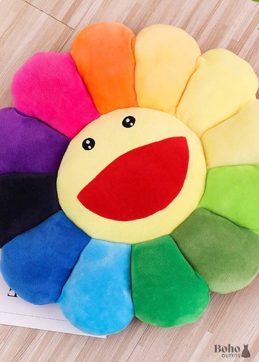 Colorful Flower Pillow - 43CM - Decor