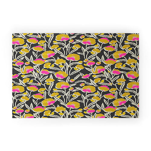 Zebrini Mambo Floral Welcome Mat (DS) DD