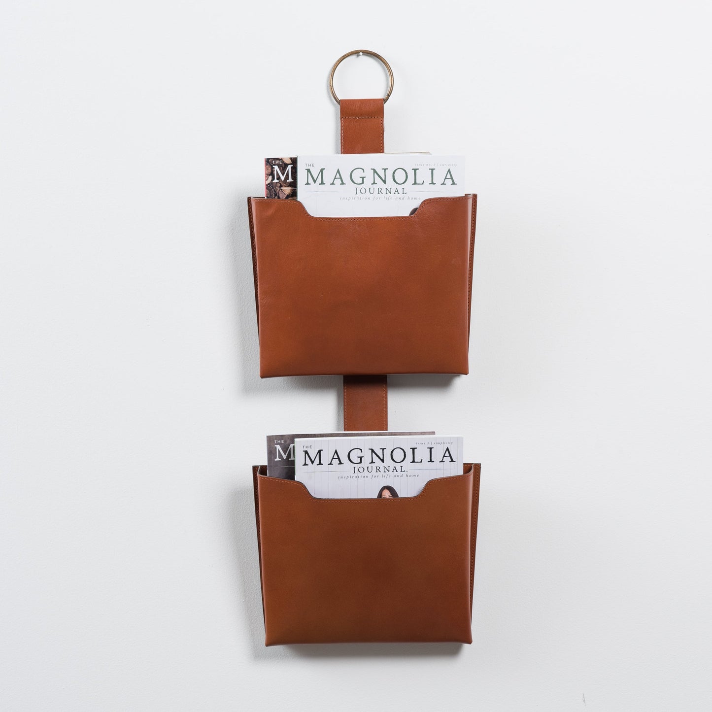 small leather wall pocket organizer