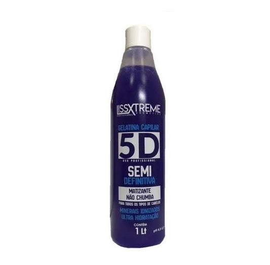 5D System Semi-Definitive Tinting Progressive Brush Gelatin 1L - Liss Xtreme