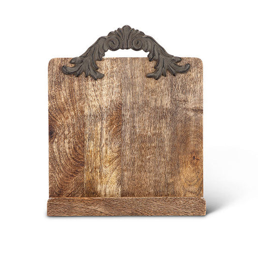 Mango Wood Cookbook Holder