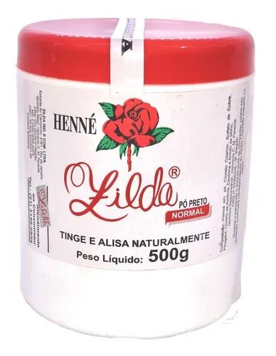 Henné Zilda Powder Normal 500g Original - Zilda